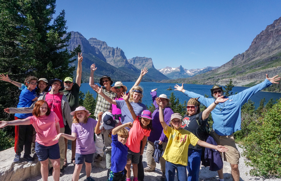 Wilderness Inquiry trip at Glacier National Park in Montana