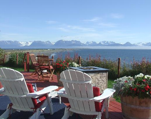 Kenai is a city on the Kenai Peninsula along the west coast. It's the heart of the peninsula and draws thousands of tourists to its massive salmon fisheries. Stay at the Homer Ocean House Inn for a majestic scenery. 