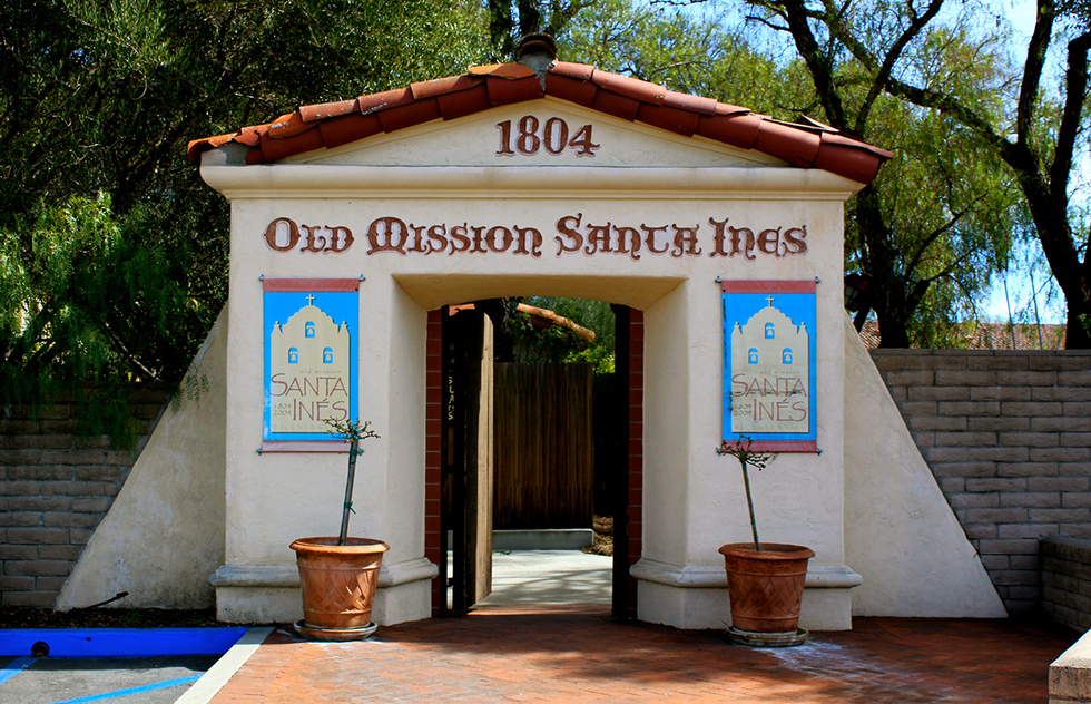 The Old Mission Santa Ines in Solvang, CA