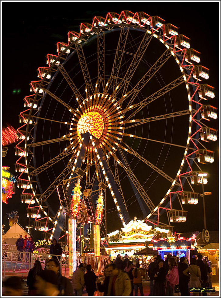 The 164-foot-tall Ferris Wheel is just one part of the Fun Fair.