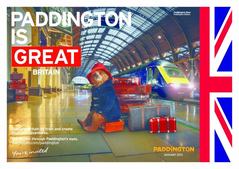 Paddington Bear in Great Britain Campaign