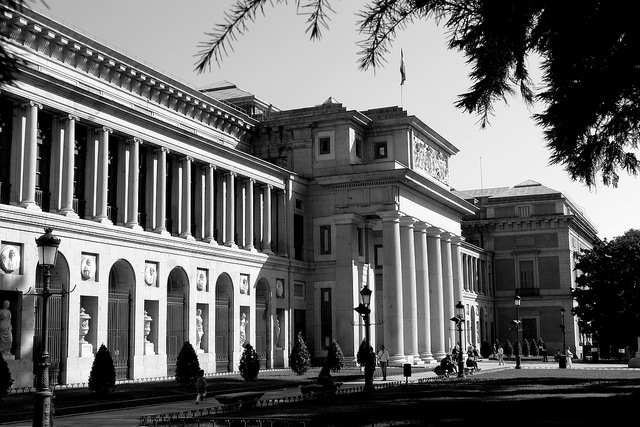 A photo of the Prado Museum 