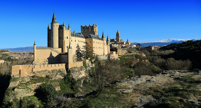 A photo of the Alcazar of Segovia