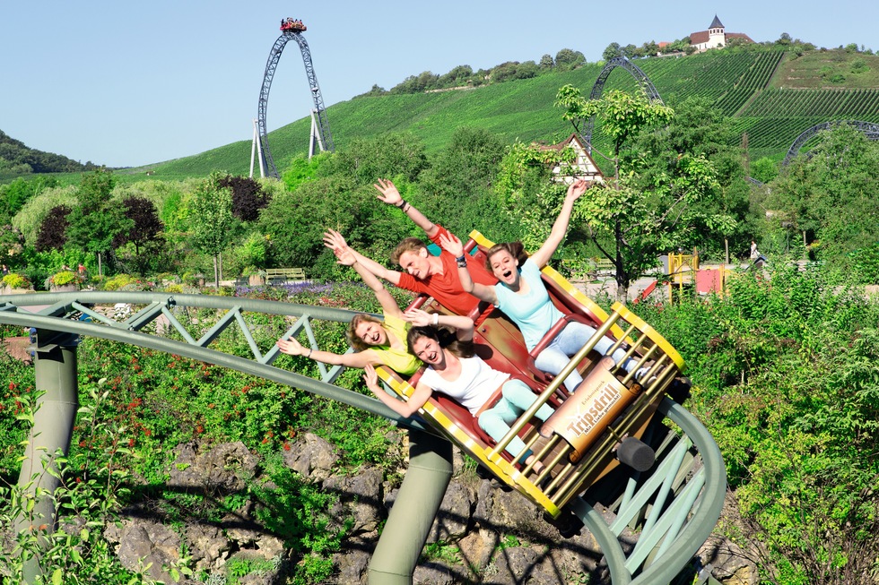 Germany's Best Roller Coasters: G’sengte Sau: Erlebnispark Tripsdrill, Cleebronn, Germany