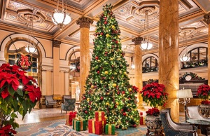 Christmas tree at the Willard InterContinental in Washington, D.C.
