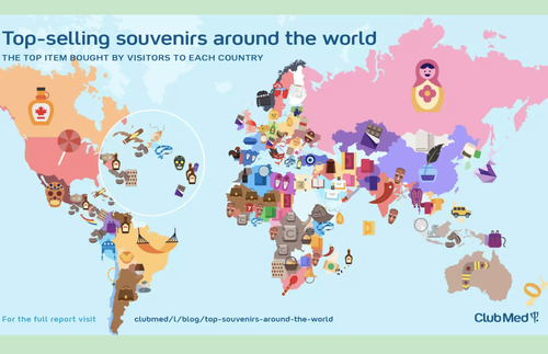 MAPS: Learn the Most Popular Tourist Souvenir In Countries Around the World | Frommer's