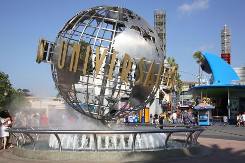 The globe at Universal Studios