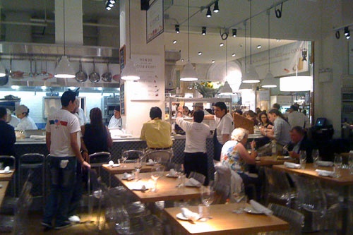 Eataly, a new Italian gourmet market and food hall in New York City.
