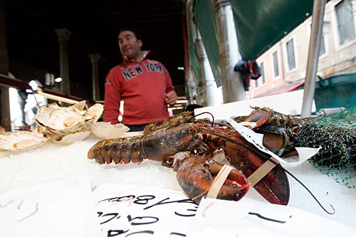 Venice's best seafood eateries buy their catch daily at the renowned Rialto markets.