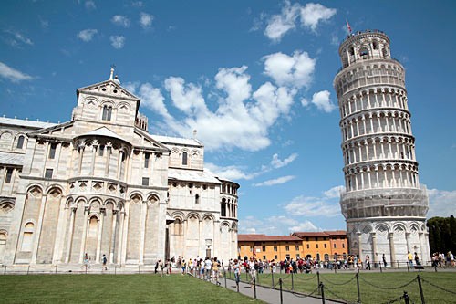 Though its prominent lean looks disconcerting to prospective climbers, the Leaning Tower of Pisa is now stable.