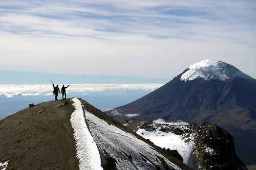 Alaska Mountain Guides leads a 10-day trip that ascends two of Mexico's two volcanoes. Courtesy Eli Fierer.