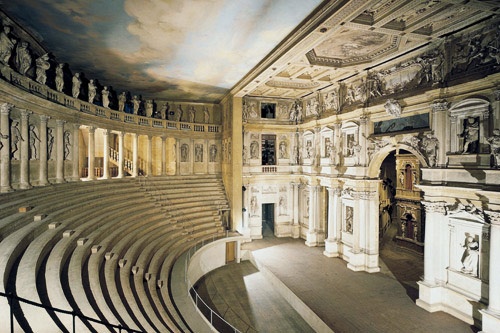 Teatro Olimpico, Vicenza. Photo: Consorzio Vicenza &egrave;