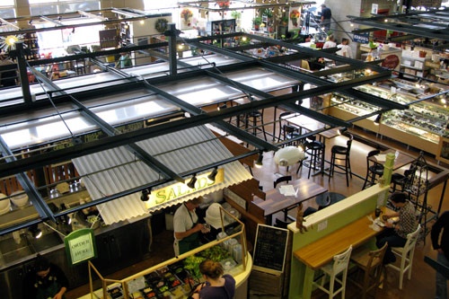 Interior of the Milwaukee Public Market.