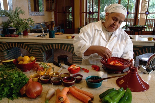 Cooking classes at La Maison Arabe Hotel in Marrakech teach traditional Moroccan cuisine. Photo: Courtesy La Maison Arabe