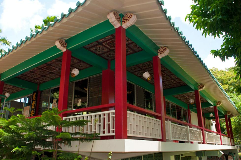 Kuan Yin Temple in Honolulu, Hawaii.