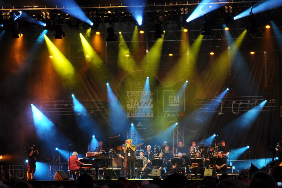 A performance at the Montreal Jazz Festival.