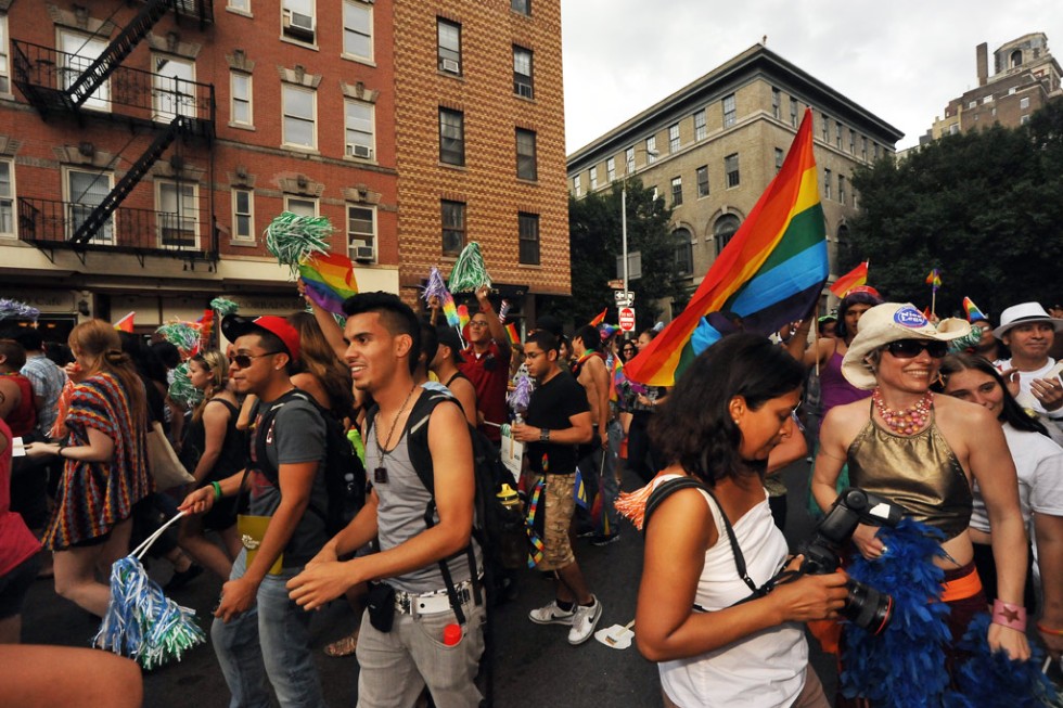 The 42nd Annual Heritage of Pride Parade in New York City, June 26, 2011.