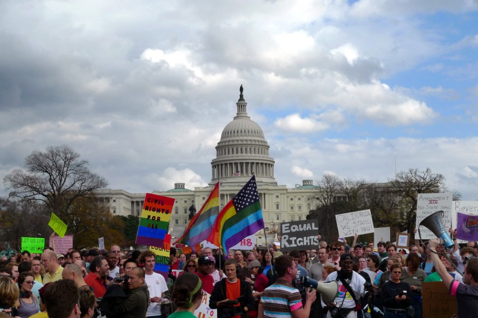 Marriage equality march in Washington, D.C.