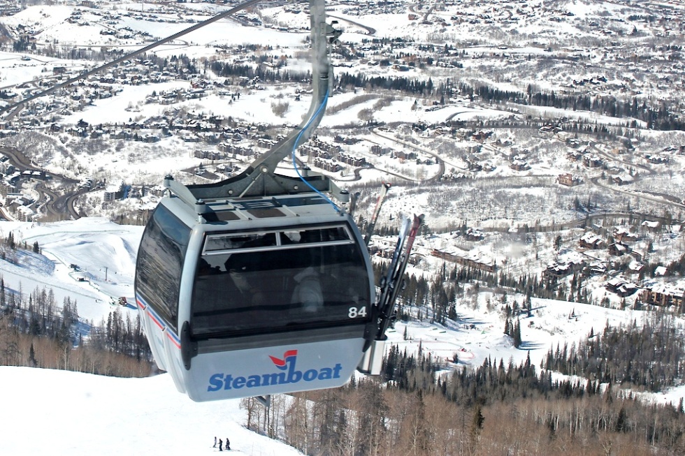 The lifts at Steamboat Springs.
