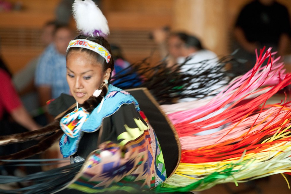 Women's Shawl Dance, Suquamish Tribe, Washington State.