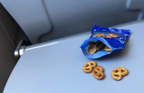 Airplane pretzels