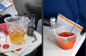Airplane cocktails