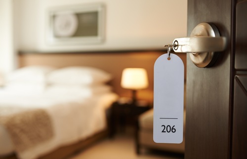 Hotel Room, Key, Travel