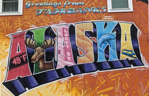 Fairbanks, Alaska, mural
