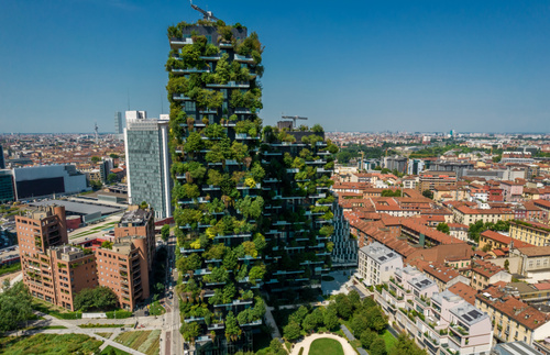 Vertical Forest buildings in Milan