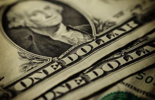 Dollar bill close-up
