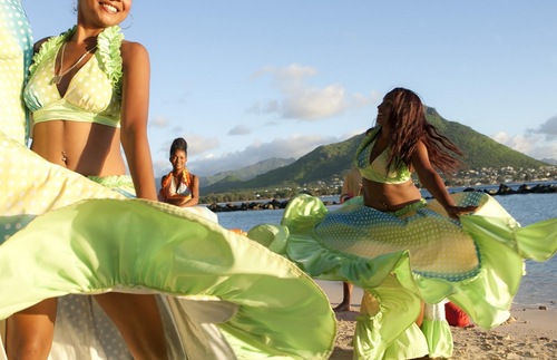 Sega dancers, Mauritius