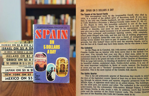 "Spain on 5 Dollars a Day," published by Frommer's in 1966