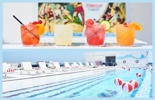 NYC's best rooftop pools: the TWA Hotel at JFK Airport in Queens