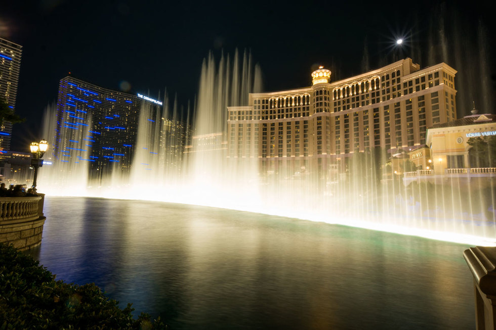 Bellagio Fountains in Las Vegas, Nevada 