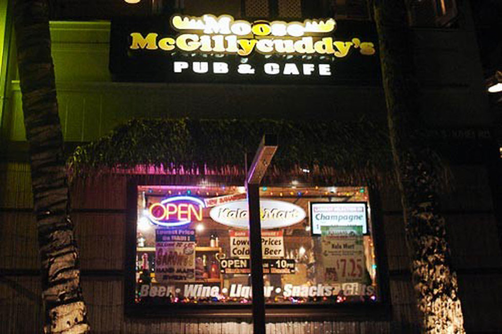 Moose McGillycuddy's Pub & Cafe, Oahu.
