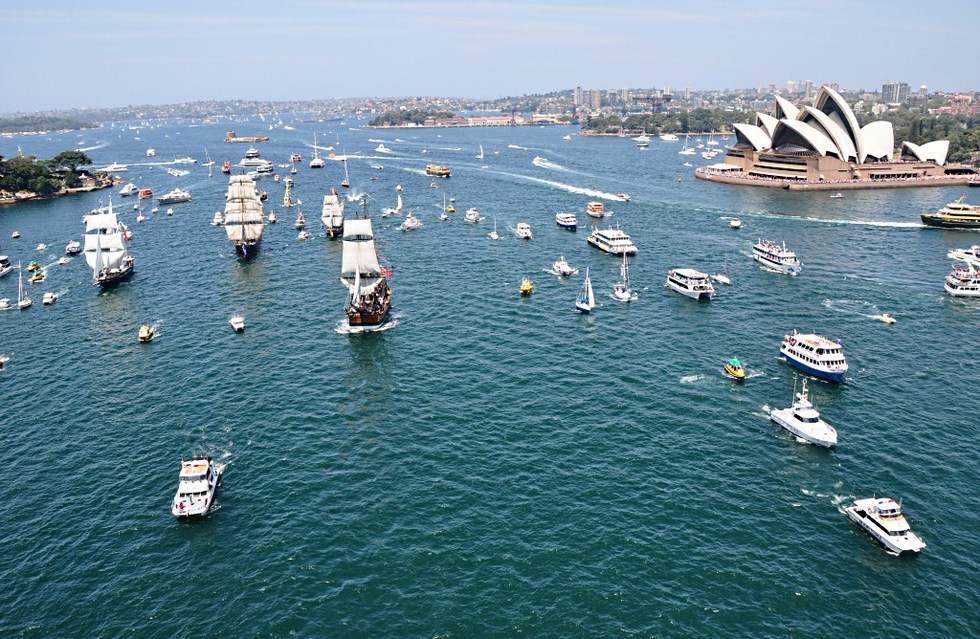 Australia Day Regatta staged on Sydney Harbour