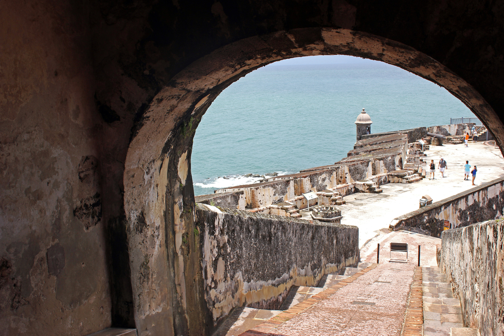 El Morro stands tall on the north coast of Puerto Rico