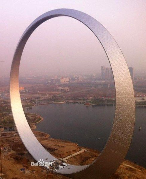 The Circle of Life is a circular structure that serves only a sightseeing purpose in Fushun, China. 