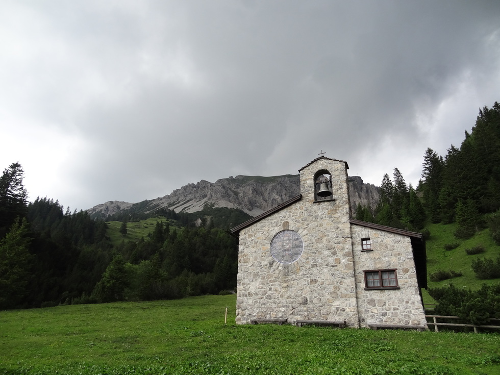 Mountain chapel, Malbun, Liechtenstein
