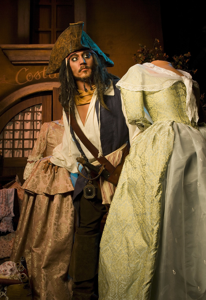 Johnny Depp, Pirates of the Caribbean, Disneyland and Walt Disney World