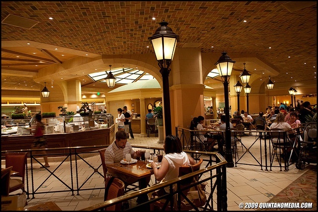 The interior of The Buffet at Bellagio