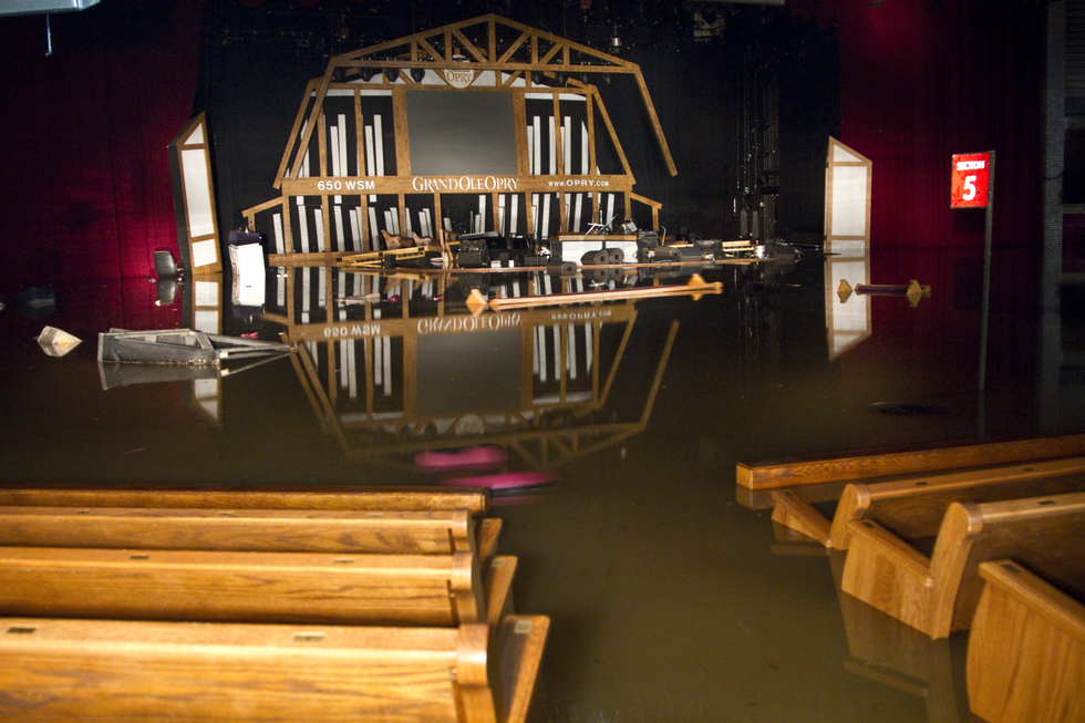 The 2010 Flood, Nashville's Grand Ole Opry auditorium