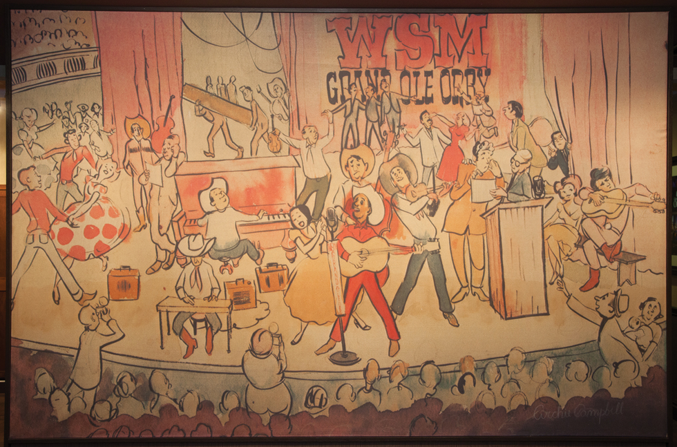 The Archie Campbell Mural, Grand Ole Opry
