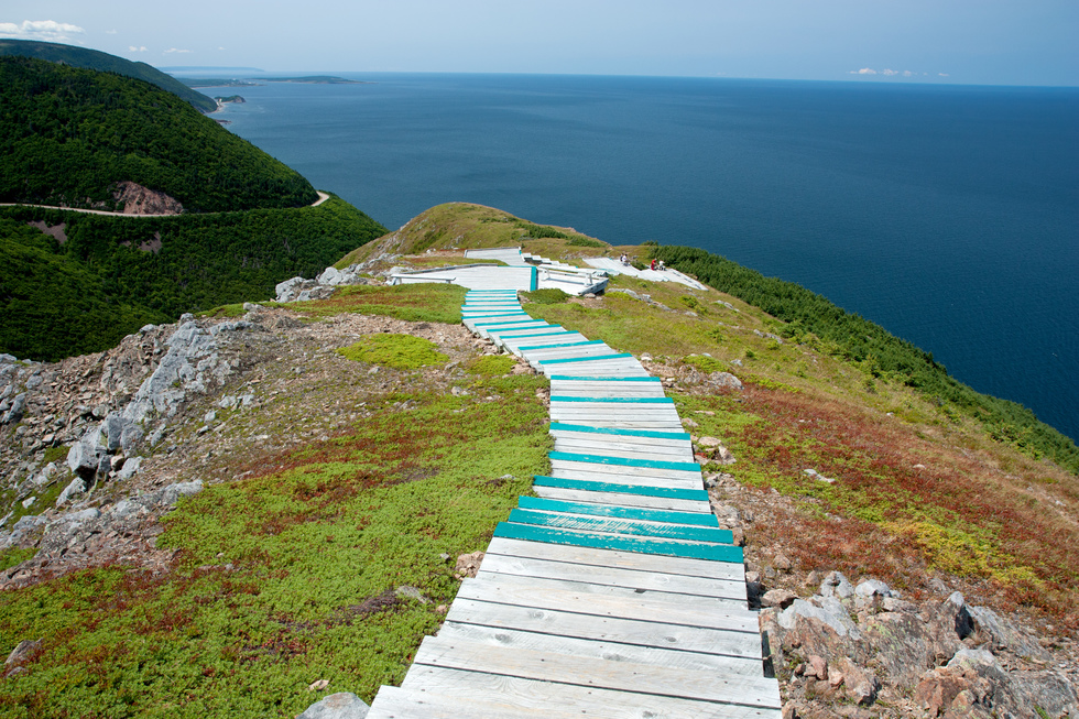 Skyline Trail in Cape Breton Highlands National Park, Nova Scotia
