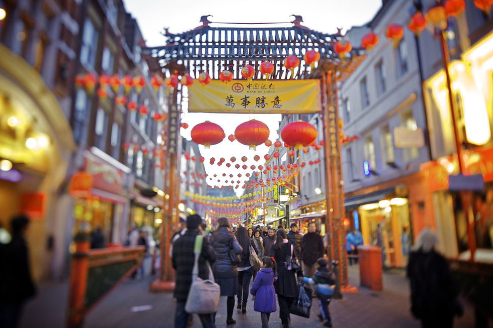Chinatown lanterns.