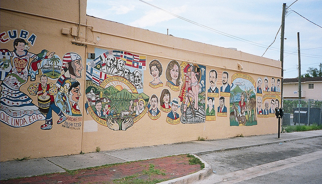 A mural in Little Havana.