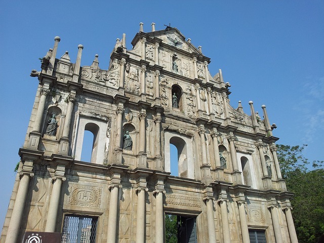 Ruins of Saint Paul's Cathedral in Macau.