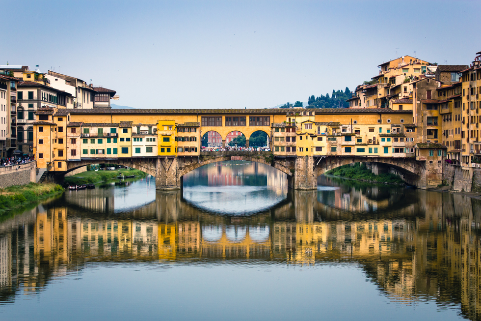 A view of Florence's Ponte Vecchio