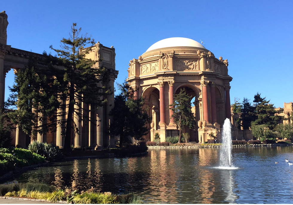 The Palace of Fine Arts, San Francisco, today