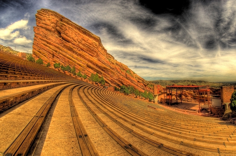 Red Rocks amphitheatre in Morrison, Colorado